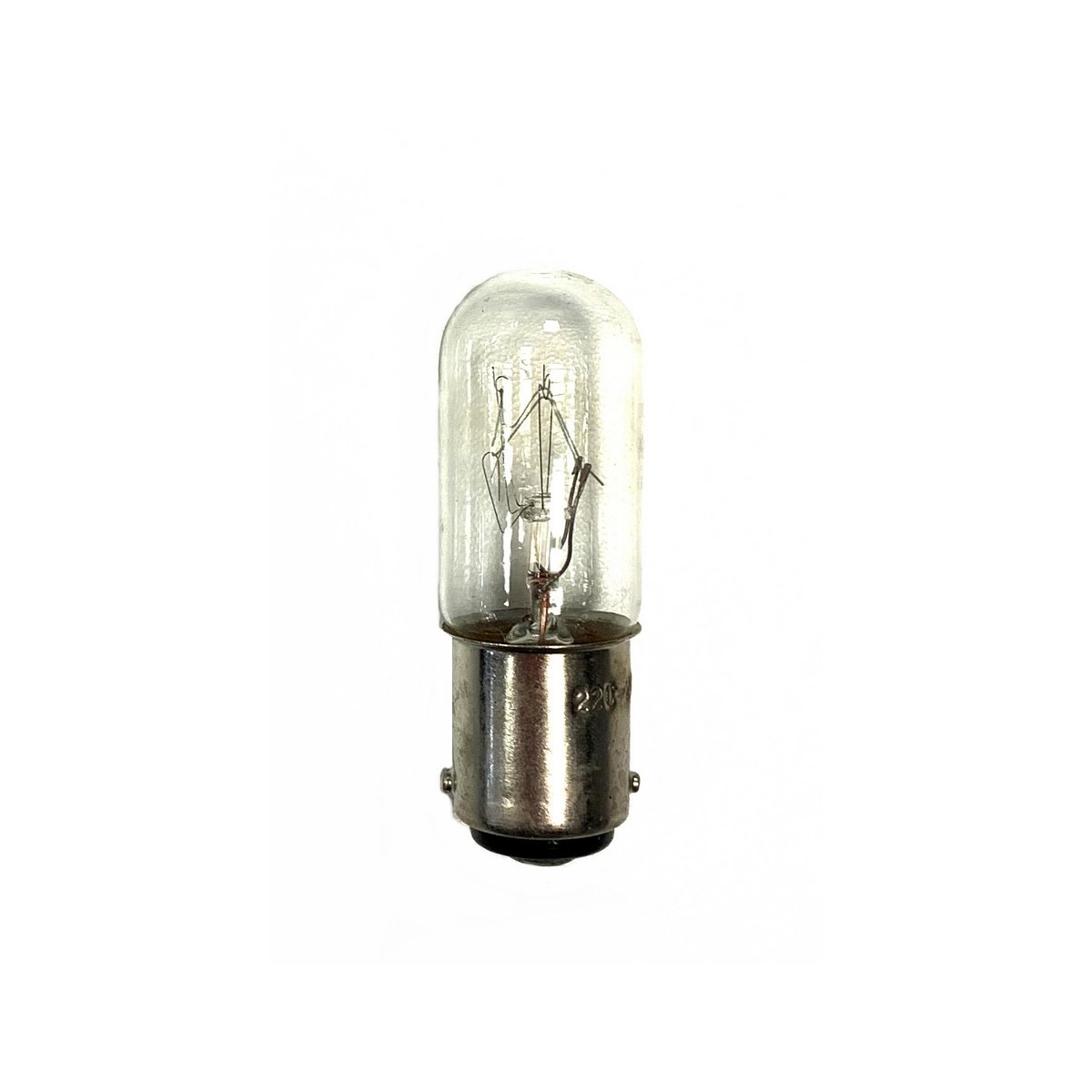 15 W Ampoule B15 220 V pour machine à coudre Transparent 19 mm Culot à baïonnette 