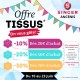 Offre Tissus Singer Ancenis du 10 au 23 Juin 2026