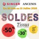 Soldes Tissus d'été Singer Ancenis