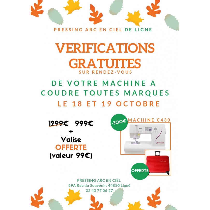 VERIFICATIONS GRATUITES AU PRESSING ARC EN CIEL DE LIGNE