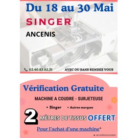VERIFICATIONS GRATUITES SINGER ANCENIS