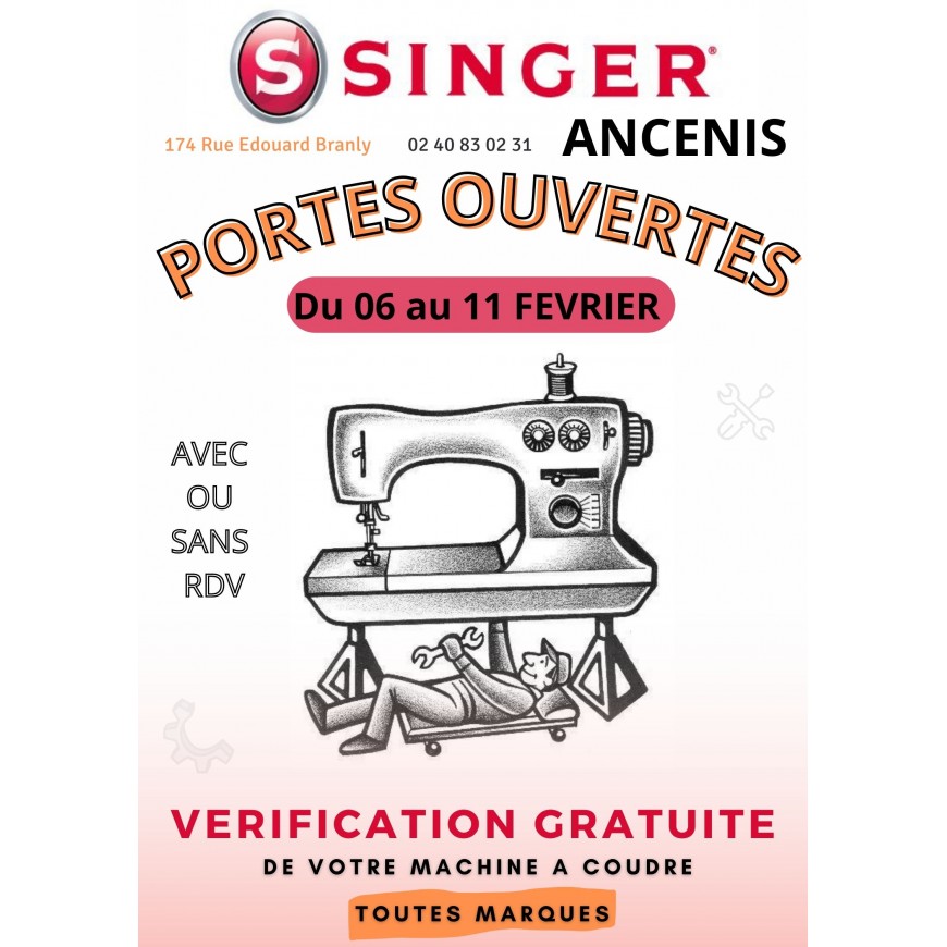 PORTES OUVERTES AU MAGASIN SINGER DE ANCENIS